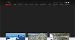 Desktop Screenshot of magaaviation.com.br